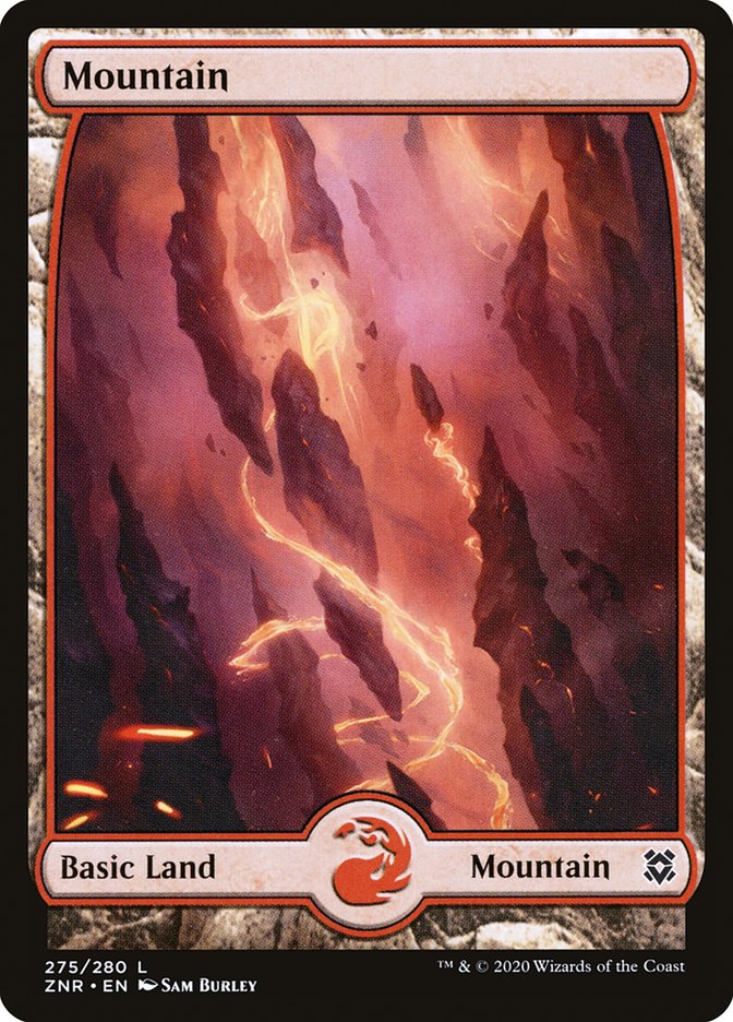 Mountain (275) [Zendikar Rising] | Cards and Coasters CA