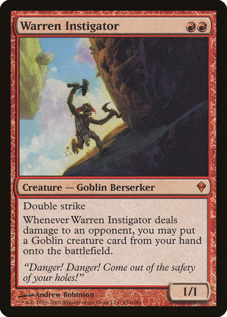 Warren Instigator [Zendikar] | Cards and Coasters CA