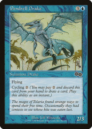 Pendrell Drake [Urza's Saga] | Cards and Coasters CA