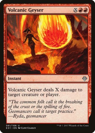 Volcanic Geyser [Archenemy: Nicol Bolas] | Cards and Coasters CA