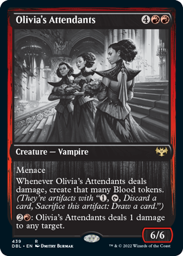 Olivia's Attendants [Innistrad: Double Feature] | Cards and Coasters CA