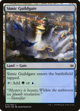 Simic Guildgate [War of the Spark] | Cards and Coasters CA