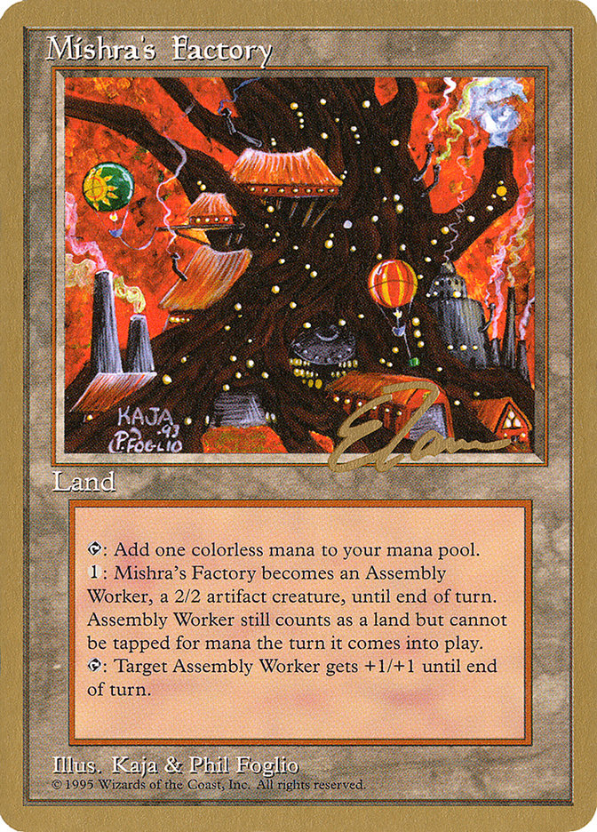 Mishra's Factory (Eric Tam) [Pro Tour Collector Set] | Cards and Coasters CA