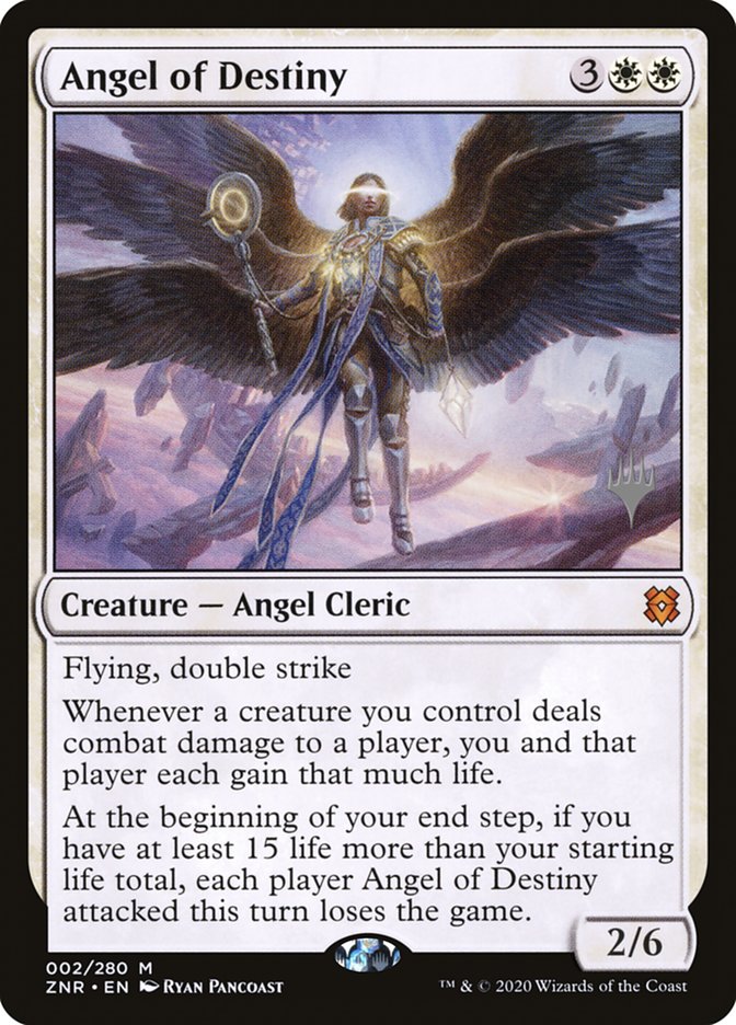 Angel of Destiny (Promo Pack) [Zendikar Rising Promos] | Cards and Coasters CA