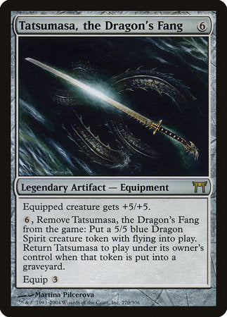 Tatsumasa, the Dragon's Fang [Champions of Kamigawa] | Cards and Coasters CA