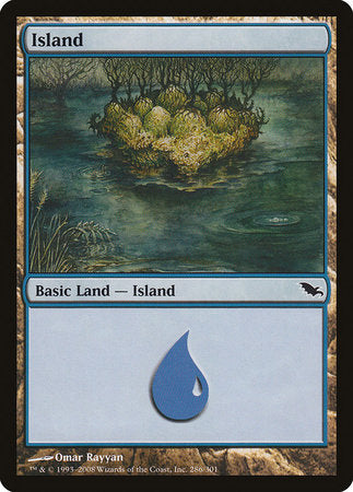 Island (286) [Shadowmoor] | Cards and Coasters CA