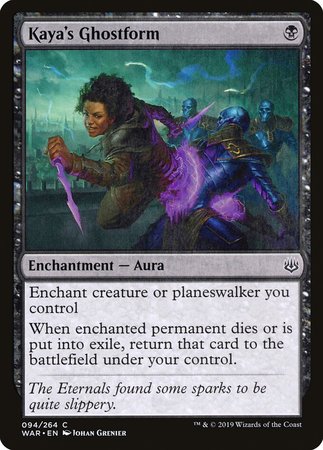 Kaya's Ghostform [War of the Spark] | Cards and Coasters CA