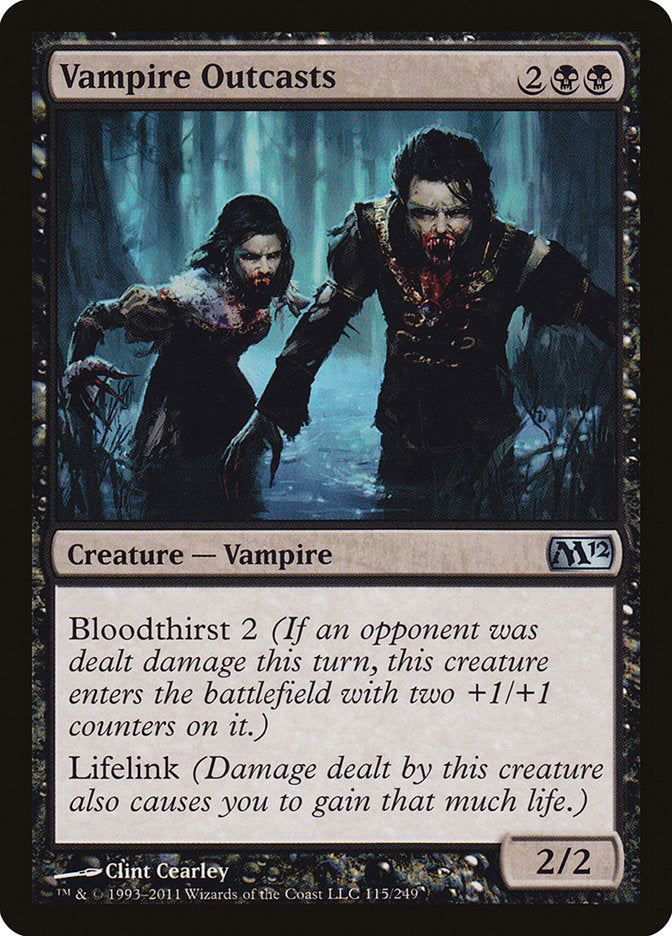 Vampire Outcasts [Magic 2012] | Cards and Coasters CA