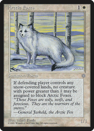 Arctic Foxes [Ice Age] | Cards and Coasters CA