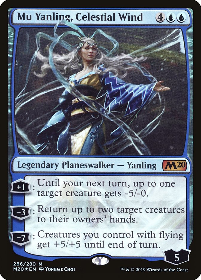 Mu Yanling, Celestial Wind [Core Set 2020] | Cards and Coasters CA