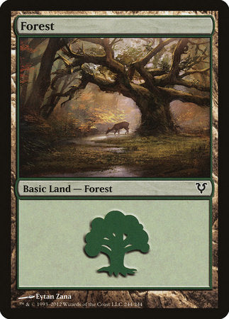 Forest (244) [Avacyn Restored] | Cards and Coasters CA