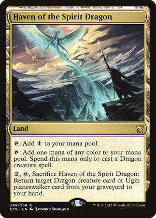 Haven of the Spirit Dragon [Dragons of Tarkir] | Cards and Coasters CA