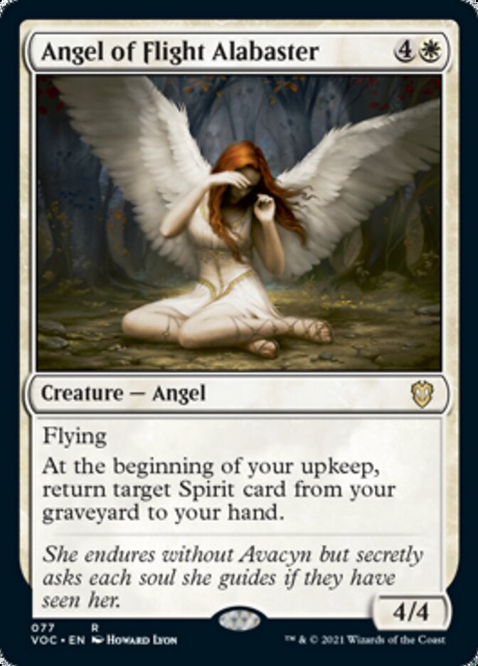 Angel of Flight Alabaster [Innistrad: Crimson Vow Commander] | Cards and Coasters CA