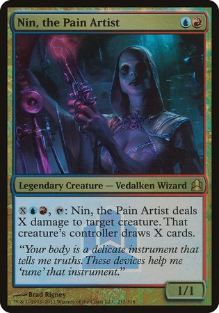 Nin, the Pain Artist (Commander Launch Promo) [Commander 2011 Launch Party] | Cards and Coasters CA