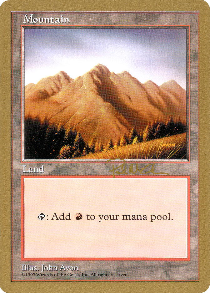 Mountain (pm444) (Paul McCabe) [World Championship Decks 1997] | Cards and Coasters CA