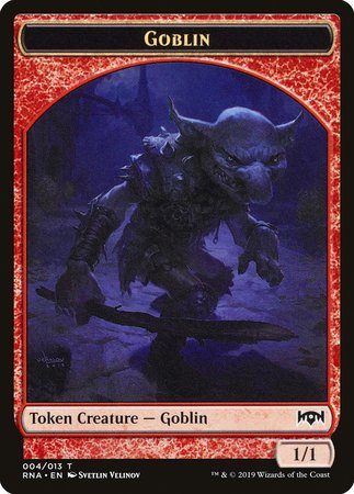Goblin Token [Ravnica Allegiance Tokens] | Cards and Coasters CA