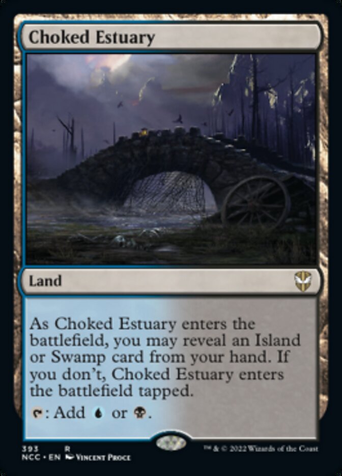 Choked Estuary [Streets of New Capenna Commander] | Cards and Coasters CA