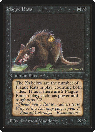 Plague Rats [Limited Edition Beta] | Cards and Coasters CA