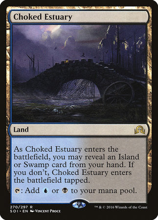 Choked Estuary [Shadows over Innistrad] | Cards and Coasters CA