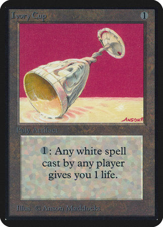 Ivory Cup [Limited Edition Alpha] | Cards and Coasters CA