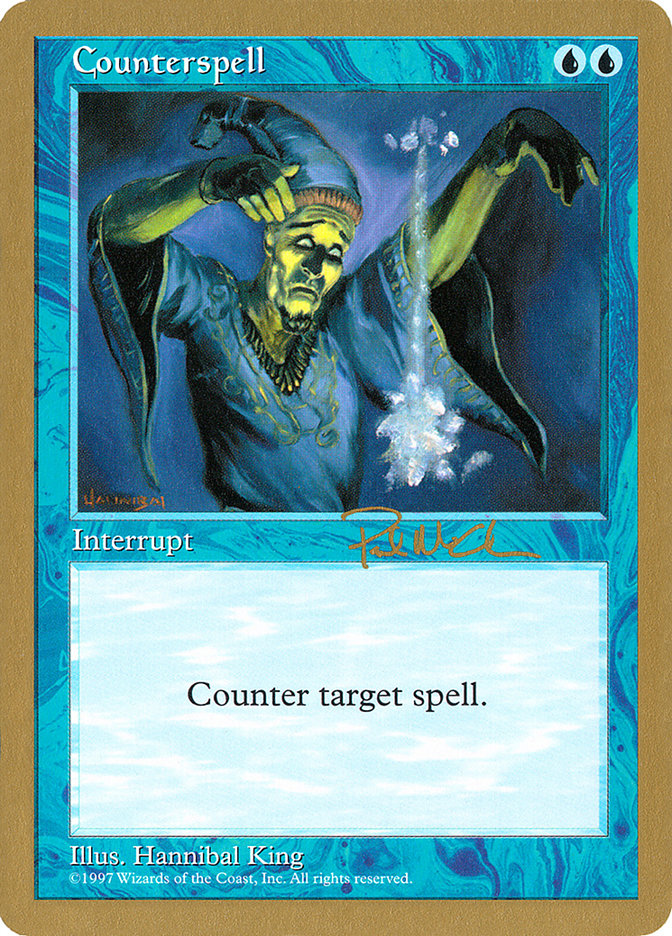 Counterspell (Paul McCabe) [World Championship Decks 1997] | Cards and Coasters CA