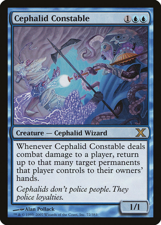 Cephalid Constable [Tenth Edition] | Cards and Coasters CA