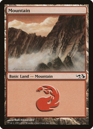Mountain (61) [Duel Decks: Elves vs. Goblins] | Cards and Coasters CA