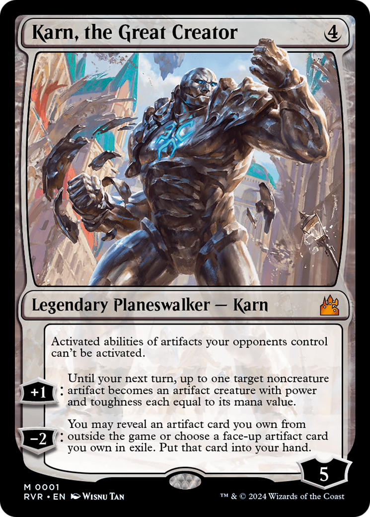 Karn, the Great Creator [Ravnica Remastered] | Cards and Coasters CA