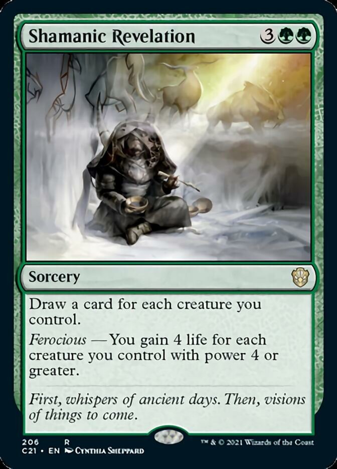 Shamanic Revelation [Commander 2021] | Cards and Coasters CA
