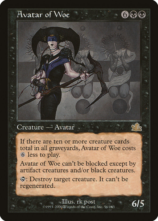 Avatar of Woe [Prophecy] | Cards and Coasters CA
