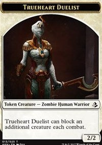 Trueheart Duelist // Snake Token [Amonkhet Tokens] | Cards and Coasters CA