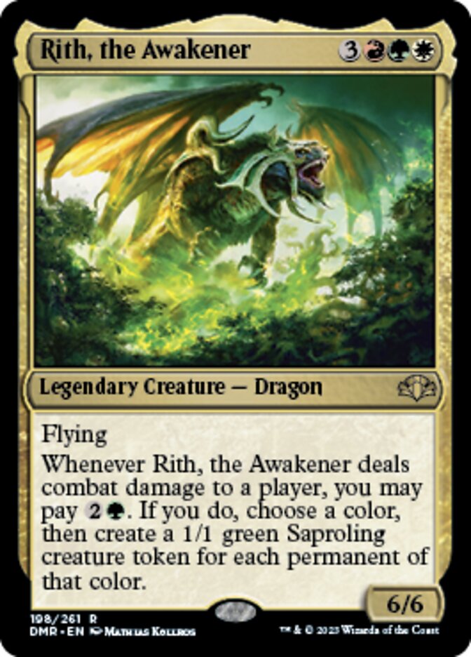 Rith, the Awakener [Dominaria Remastered] | Cards and Coasters CA