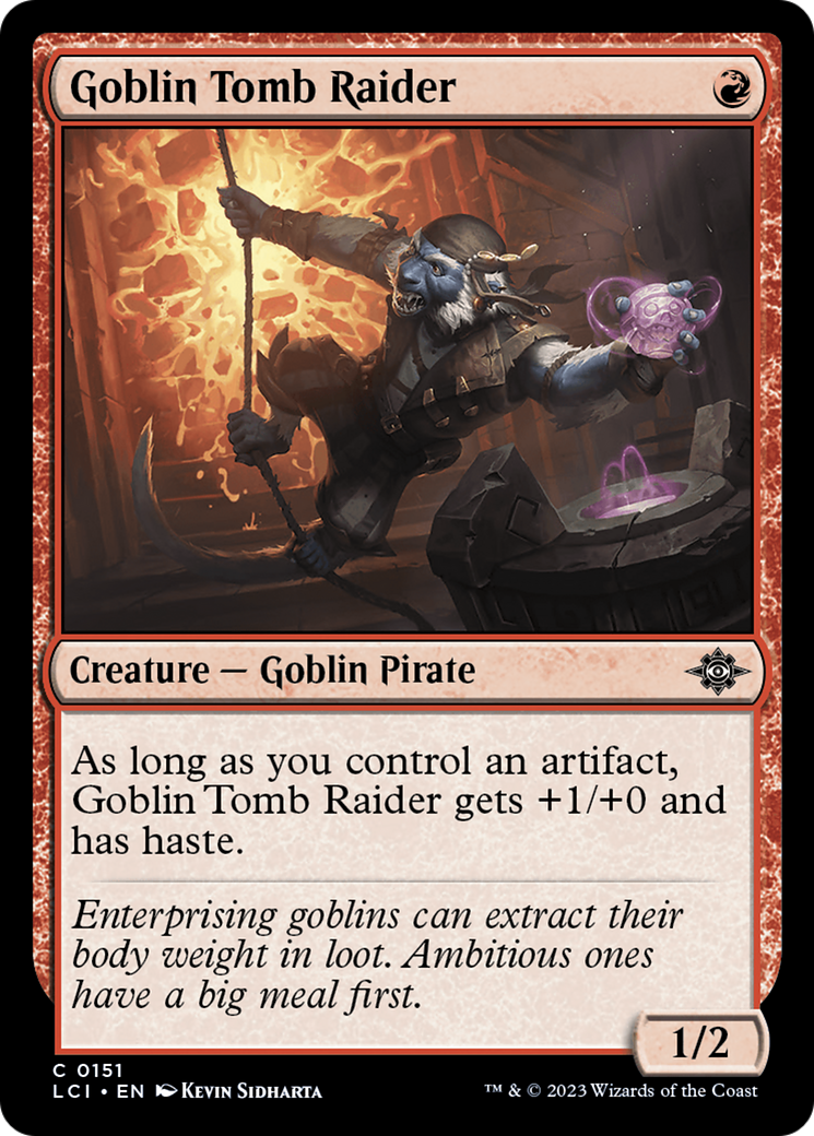 Goblin Tomb Raider [The Lost Caverns of Ixalan] | Cards and Coasters CA