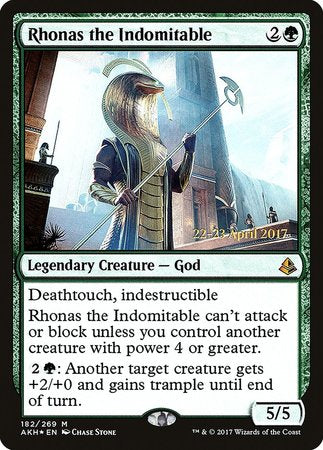 Rhonas the Indomitable [Amonkhet Promos] | Cards and Coasters CA