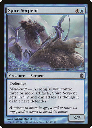 Spire Serpent [Mirrodin Besieged] | Cards and Coasters CA