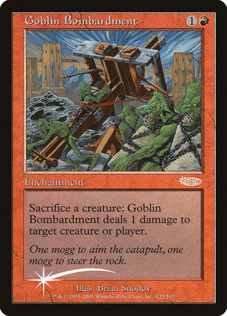 Goblin Bombardment [Friday Night Magic 2003] | Cards and Coasters CA