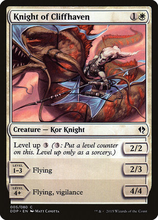 Knight of Cliffhaven [Duel Decks: Zendikar vs. Eldrazi] | Cards and Coasters CA