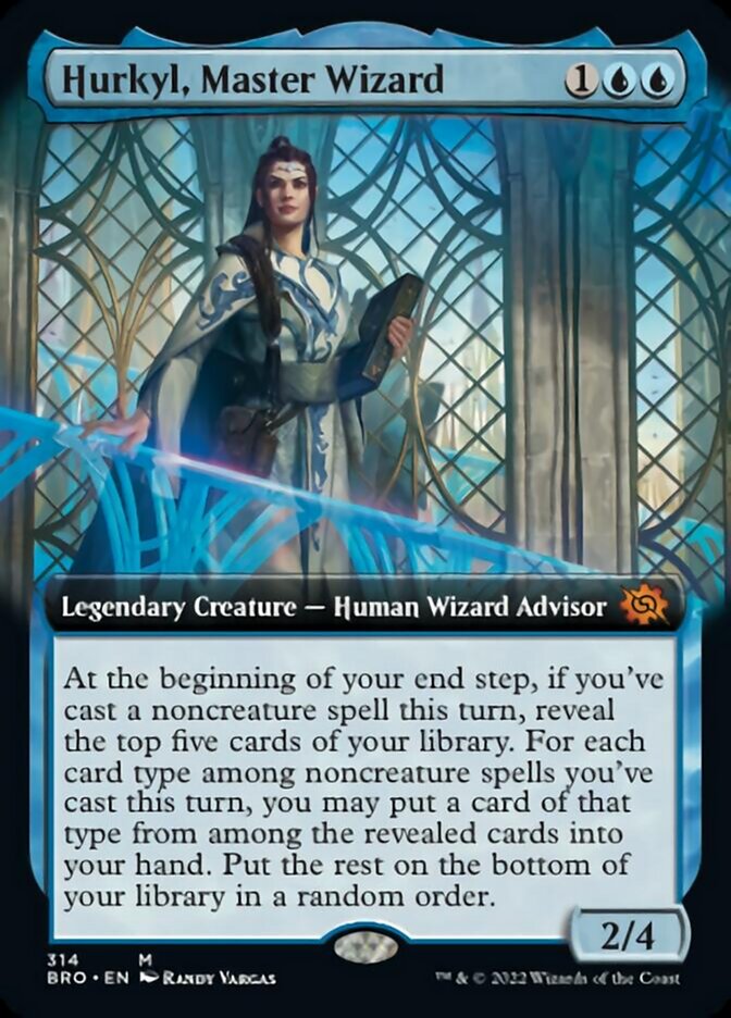 Hurkyl, Master Wizard (Extended Art) [The Brothers' War] | Cards and Coasters CA