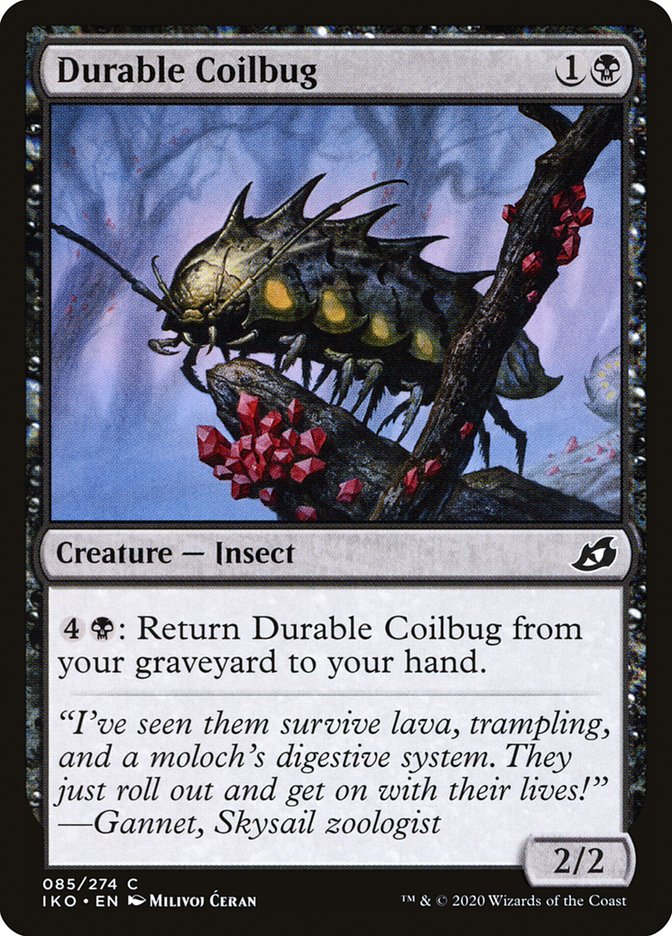 Durable Coilbug [Ikoria: Lair of Behemoths] | Cards and Coasters CA