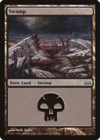 Swamp (60) [Duel Decks: Divine vs. Demonic] | Cards and Coasters CA