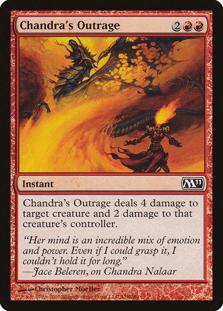 Chandra's Outrage [Magic 2011] | Cards and Coasters CA