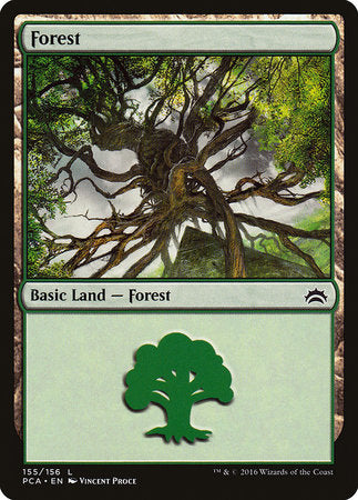 Forest (155) [Planechase Anthology] | Cards and Coasters CA