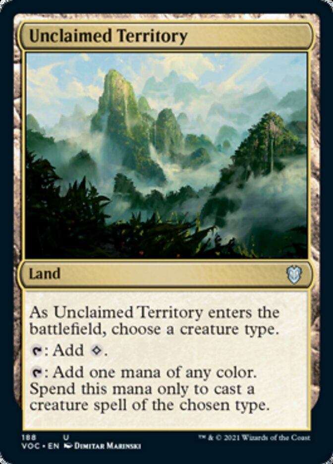 Unclaimed Territory [Innistrad: Crimson Vow Commander] | Cards and Coasters CA