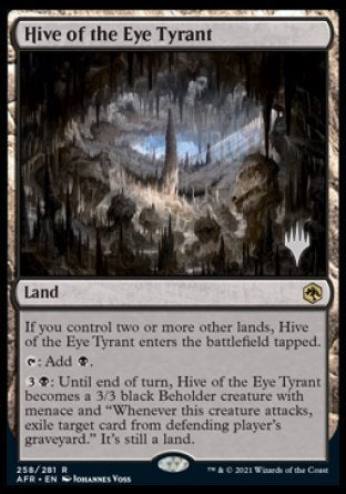 Hive of the Eye Tyrant (Promo Pack) [Dungeons & Dragons: Adventures in the Forgotten Realms Promos] | Cards and Coasters CA