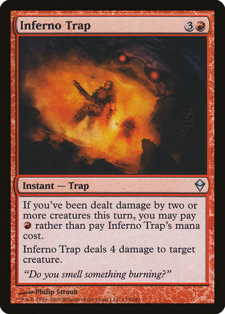 Inferno Trap [Zendikar] | Cards and Coasters CA