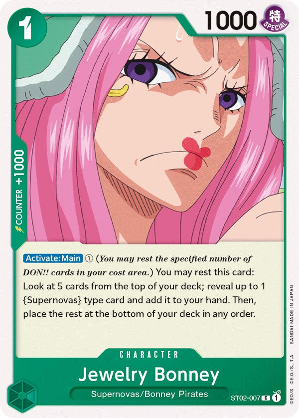 Jewelry Bonney [Starter Deck: Worst Generation] | Cards and Coasters CA
