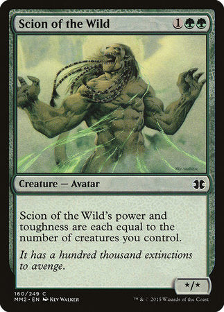 Scion of the Wild [Modern Masters 2015] | Cards and Coasters CA