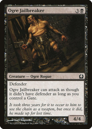 Ogre Jailbreaker [Return to Ravnica] | Cards and Coasters CA