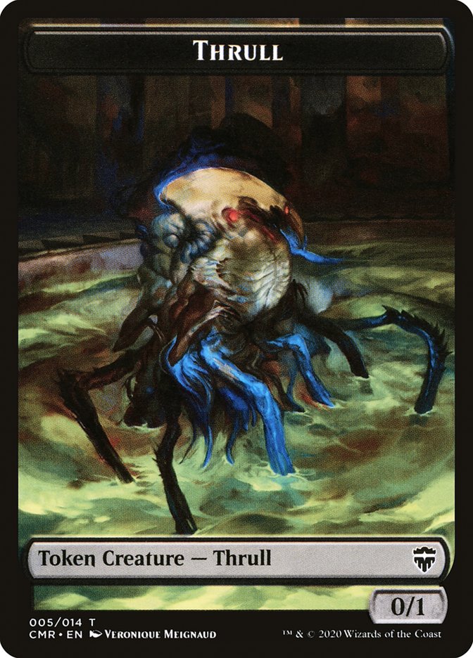 Thrull // Treasure Token [Commander Legends Tokens] | Cards and Coasters CA