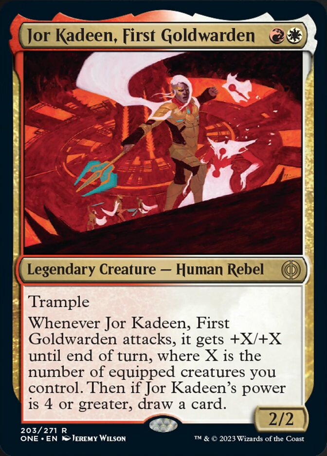 Jor Kadeen, First Goldwarden [Phyrexia: All Will Be One] | Cards and Coasters CA